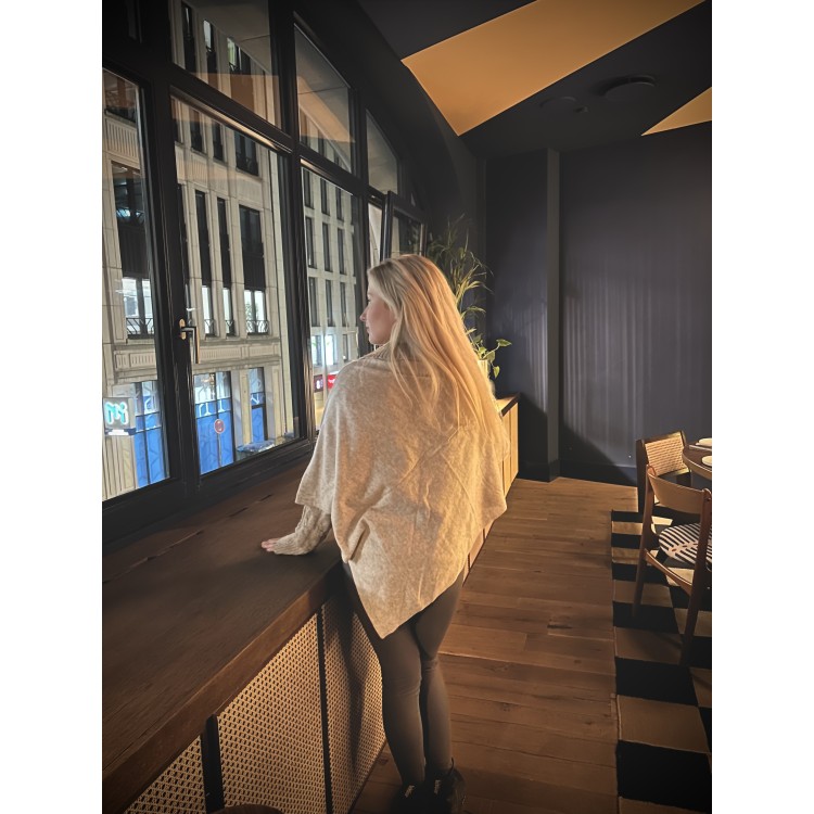 Lamb Wool Poncho