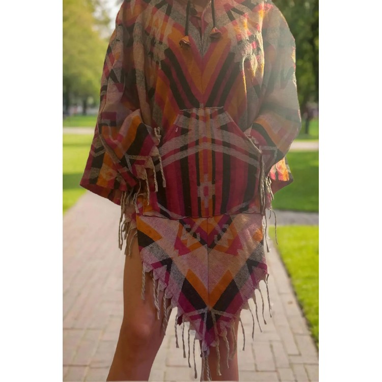 Tribal Woolen Poncho
